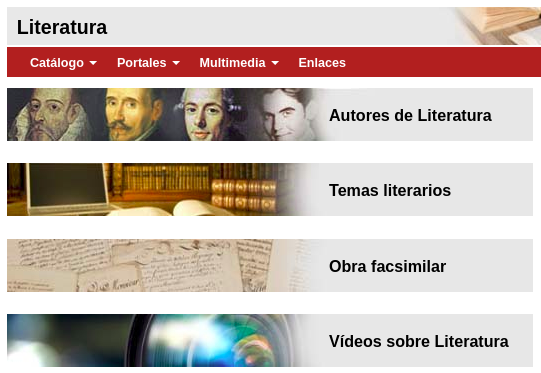 Para los amantes de la literatura y la lengua. Biblioteca Miguel de Cervantes: Área de Literatura