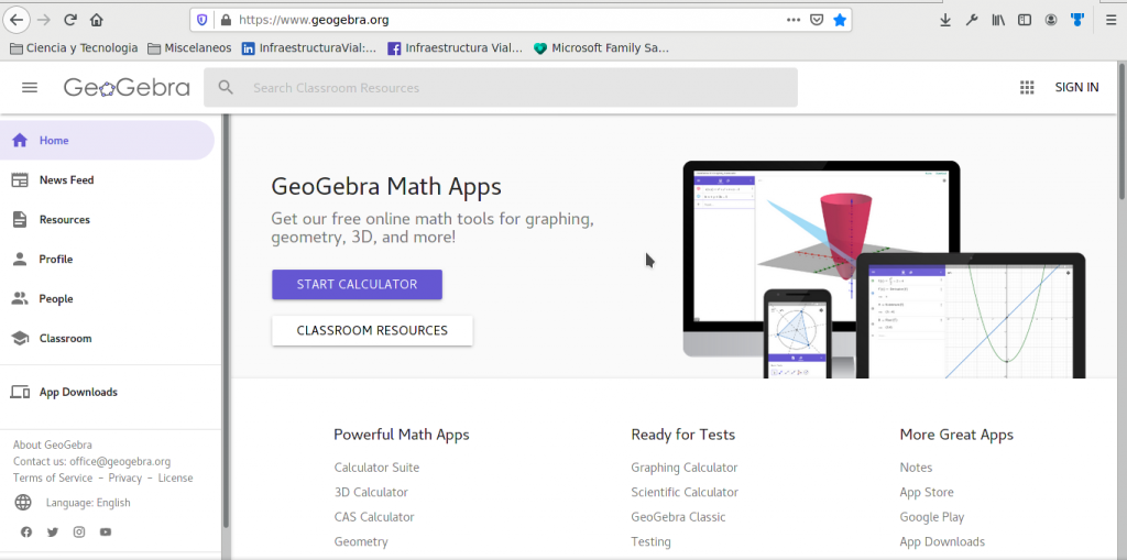 Una herramienta para matemáticas: Geogebra